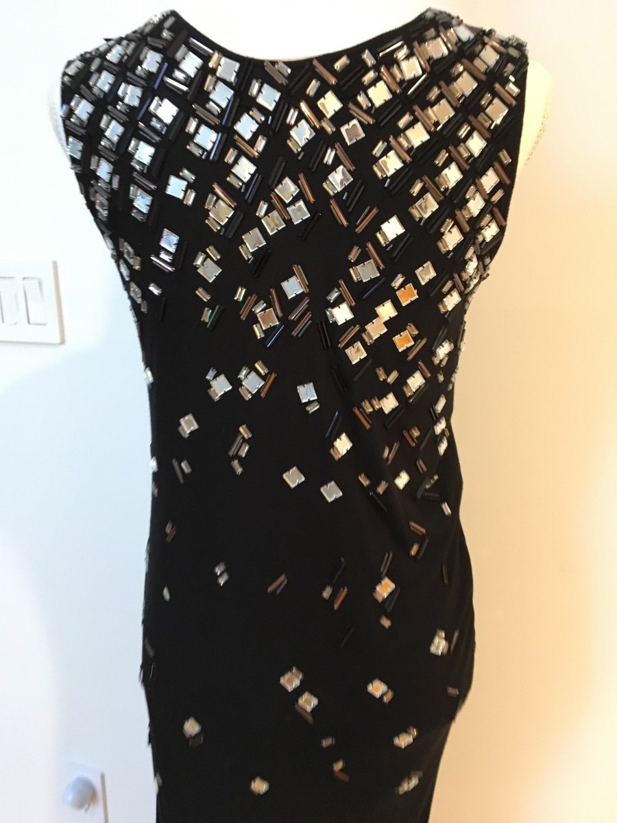 LANVIN Dress Mirror Embellished Embroidered Sz.40/8, Orig Price $6760 | eBay LANVIN Dress Mirror Embellished Embroidered Sz.40/8, Orig Price $6760 | eBay