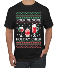 Pour Me Some Holiday Cheer Men TShirt