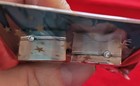 Mestige Brand  Brushed Finish Silver Tone Cufflinks With Swarovski Crystals — photo 1