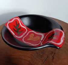 Vintage 50/60's: jolie coupelle vide-poches céramique GABRIEL FOURMAINTRAUX C74