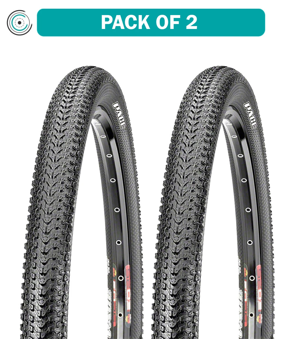 Pack of 2 Maxxis Pace Tire 27.5 x 2.1 Clincher Wire Steel Black