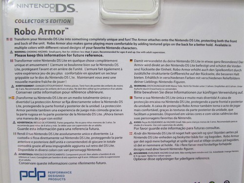 Nintendo DS Lite NDSL Yoshi Princess Peach Robo Armor PINK Protective Case Mario - Picture 4 of 4