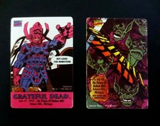 Grateful Dead Backstage Pass Michigan Auburn Palace 1995 6/27/95 6/28/95 Marvel