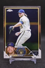 Corbin Burnes #214 2023 Topps Chrome Milwaukee Brewers