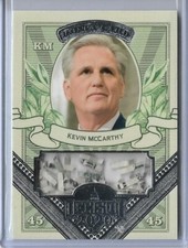 AWESOME 2020 DECISION ~ LEADER KEVIN MCCARTHY SHREDDED CASH MONEY CARD #MO26