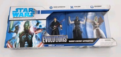2008 Star Wars Legacy Collection Evolutions Vader's Secret Apprentice 3.75'' New