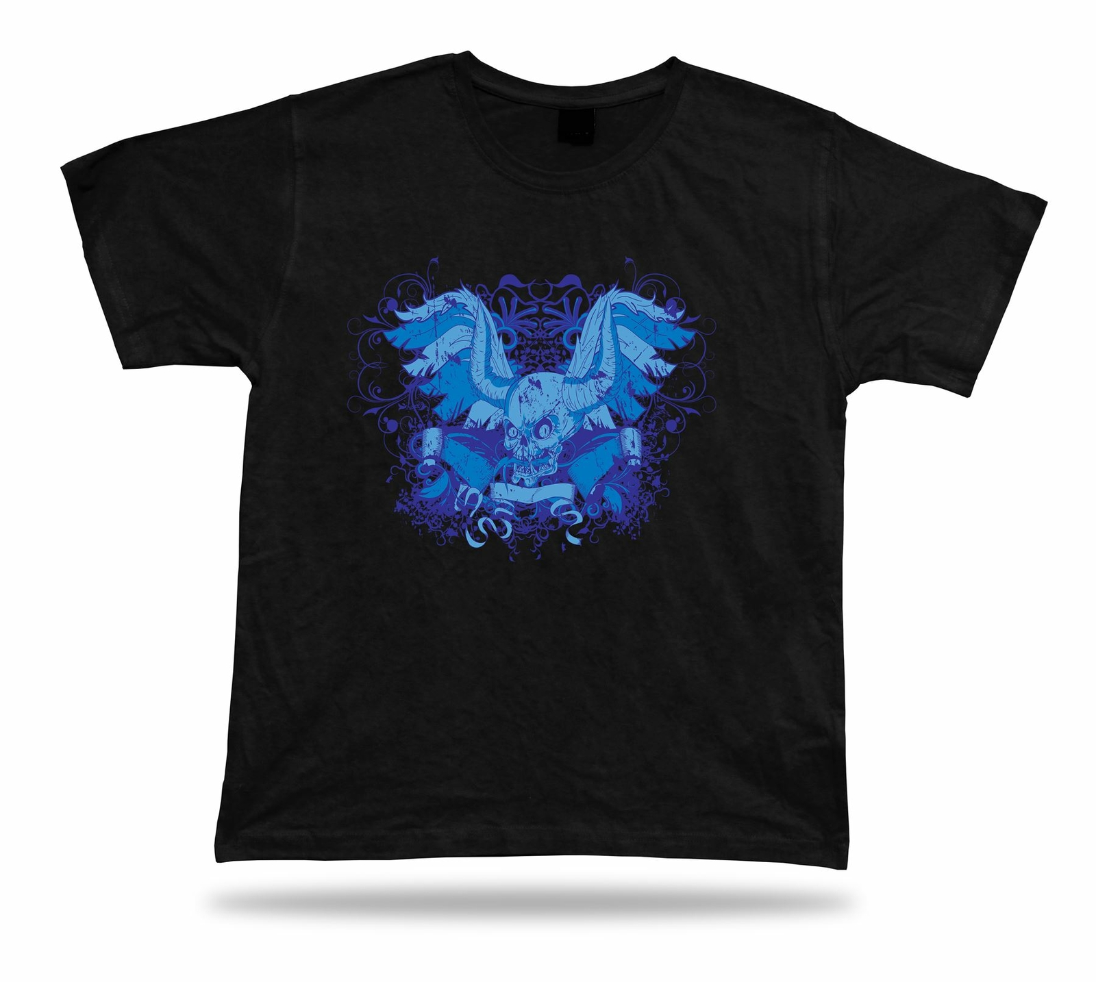 Rock Skull Skeleton with Wings stylish modern textile design idea gift apparel