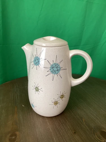 Franciscan Atomic Starburst, Vintage, Mid-Century-Design, Coffee Pot with Lid