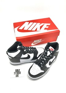 Nike Dunk Alto Panda (W) | Blanco/Negro-Rojo | UK6 Nuevo | eBay