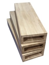 Oak stair tread sleeve for floating staircase Prime grade solid European 110mm