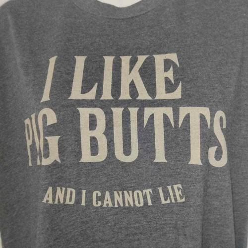 Camiseta gráfica I Like Pig Butts para hombre mediana lamida de sal Texas barbacoa divertida sarcástica - Imagen 1 de 6