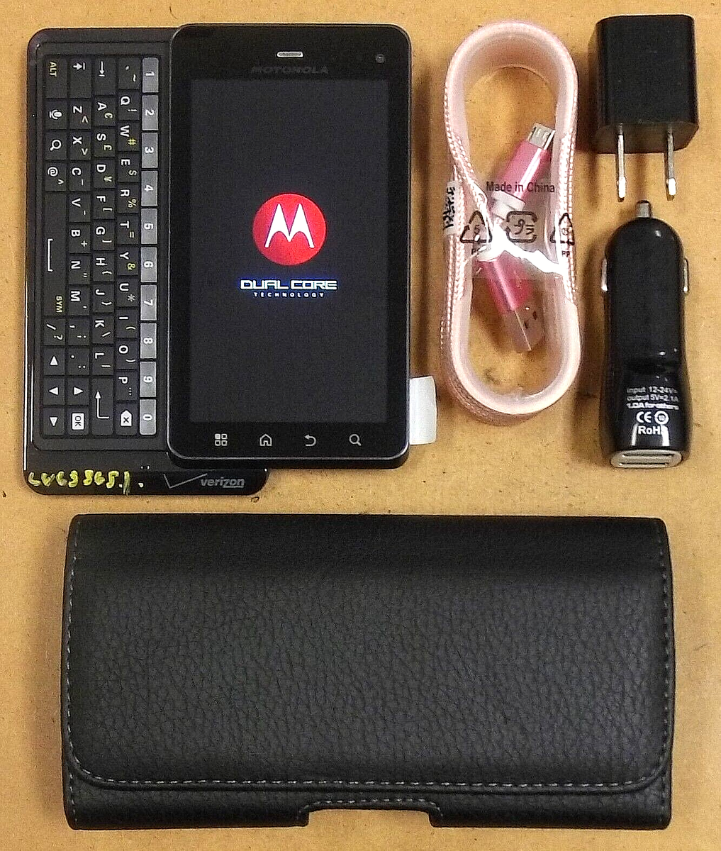 Motorola Droid 3 III XT862 - Black (Verizon) Very Rare Slider