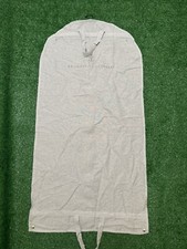 NWOT Brunello Cucinelli Garment Suit  Bag - Gray Fabric