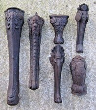 Pieds En Fonte poêle ancien