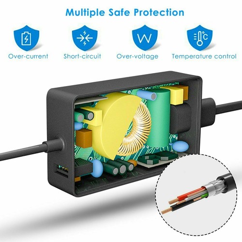 30W AC Adapter Charger Charging Power Cable For Microsoft Surface Pro7 6 5 4 3 - Picture 12 of 13