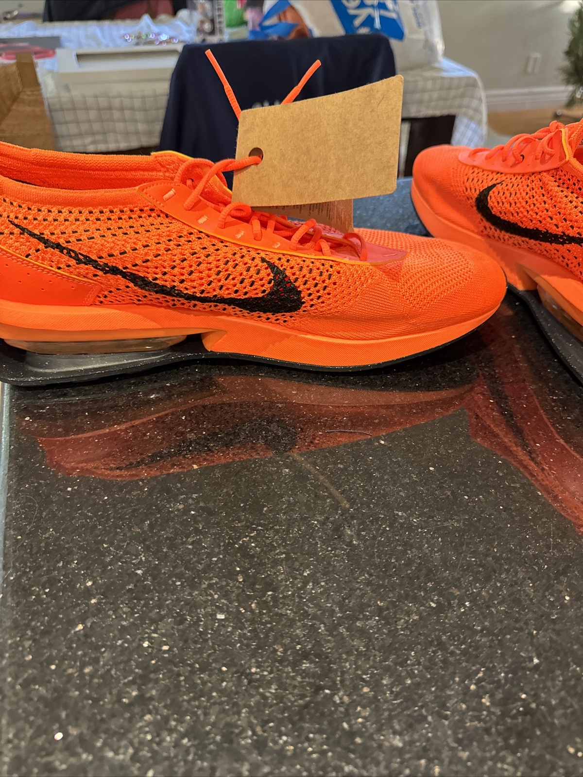 Size 14 Men’s Nike Air Max Flyknit Racer Next Nature Low Total Orange Black eBay