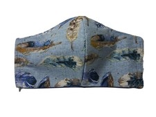 Fabric Face Mask Cotton Reversable Washable Adult Handmade in USA FREE SHIPPING