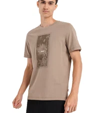 HUGO BOSS MENS T SHIRT BROWN TE METROPOLITAN 50522640246