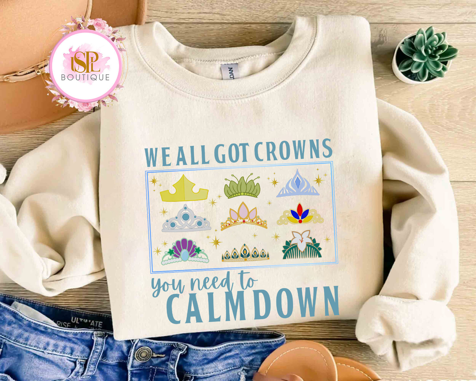 ALTRA Camicia We All Got Crowns You Need to Calm Down unisex adulto bambino 320111071