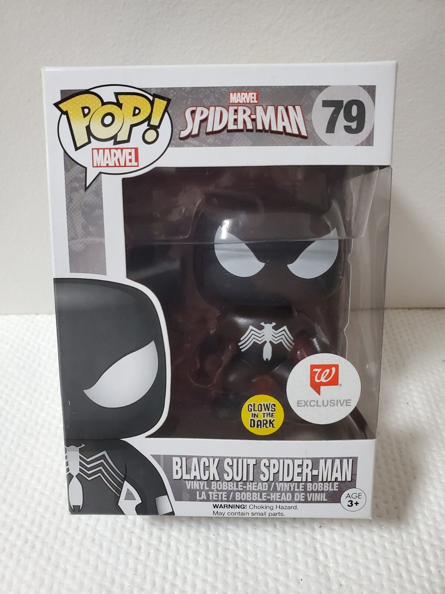 Funko Pop! Marvel Spiderman Black Suit Spider-Man #79 Walgreens Exclusive - Main Image