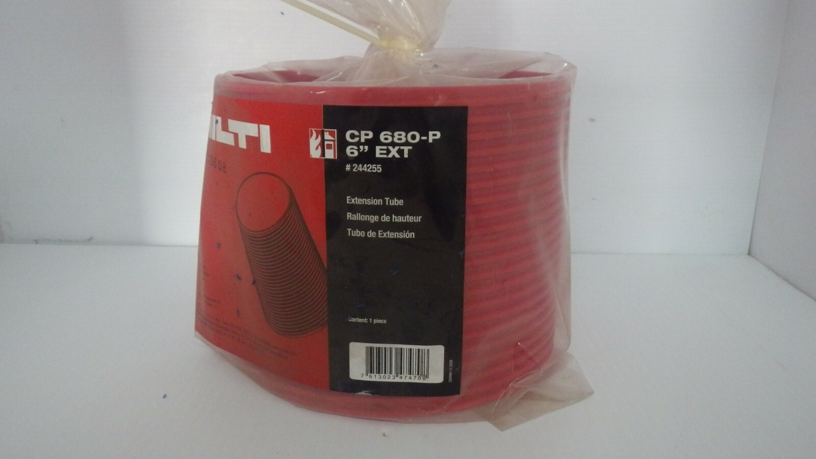 HILTI CP680P (244255) 6" EXTENSION TUBE FIRESTOP, NIB eBay