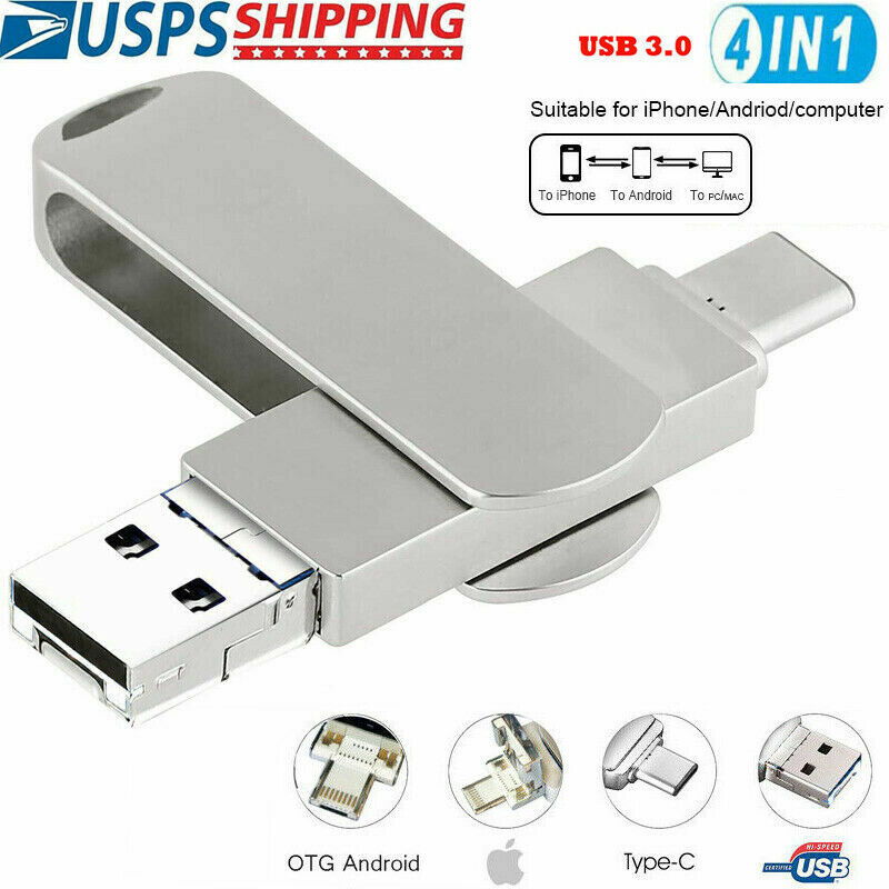Pny Duo Link Otg 128gb Usb 3 0 Flash Drive For Iphone And Ipad For Sale Online Ebay