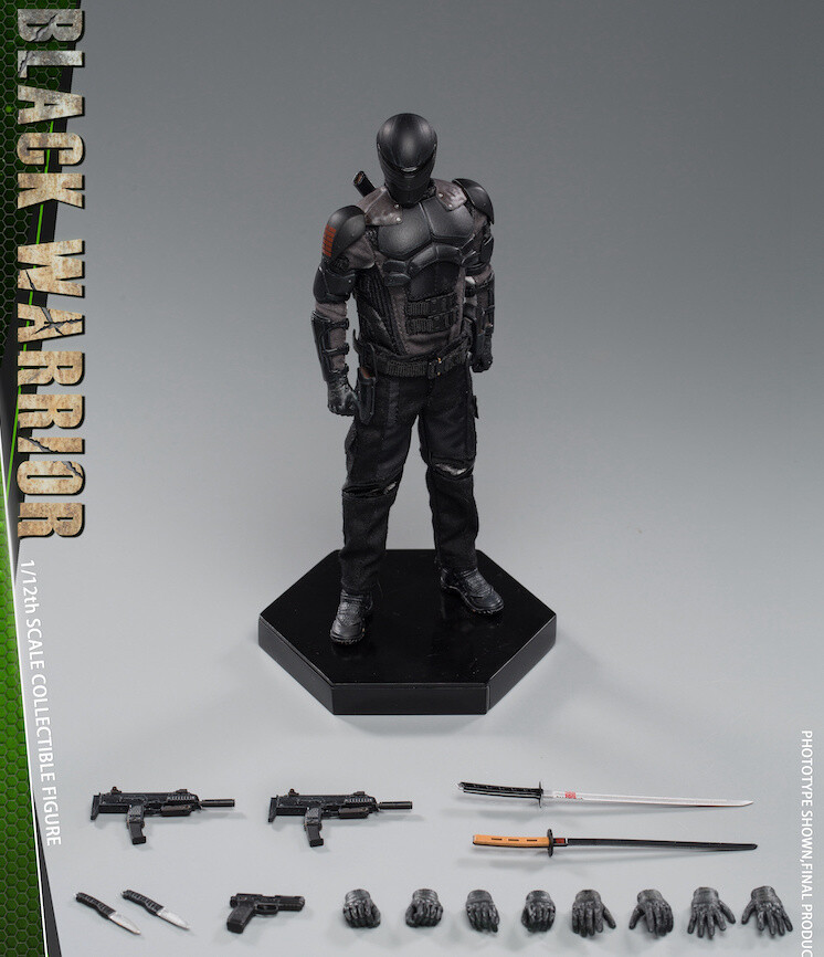 Twtoys TW2140 Snake GI Joe 1/12 スネック TWTOYS TW2140 1/12 Black Samurai G.I.Joe Snake Eyes 6