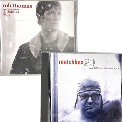 Matchbox 20 Rob Thomas 2 CD Lot Yourself Someone Like You + Christmas 1996-2021