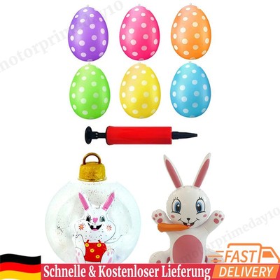 Easter Colored Eggs Balloon Multifunction Lovely Rabbit Balloon for Home Decor