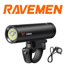 Ravemen CR800 800 Lumen USB Rechargeable Bike Headlight With Remote Included