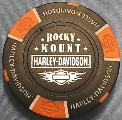ROCKY MOUNT HARLEY DAVIDSON OF ROCKY MOUNT, N CAROLINA DEALERSHIP POKER CHIP 