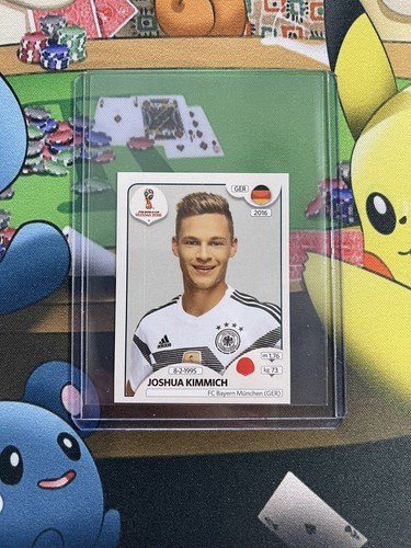 2018 Panini Russia FIFA World Cup Stickers Joshua Kimmich Germany Pink Back - Picture 3 of 3