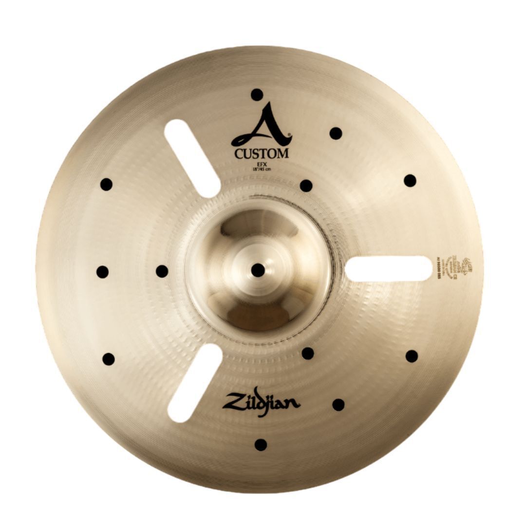 Zildjian - изготовленная на заказ тарелка EFX Crash диаметром 18 дюймов и сверхтонким весом