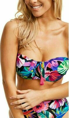 32E,32F,32FF,32G,34G Figleaves Hawaii u/w Bandeau Bikini Top
