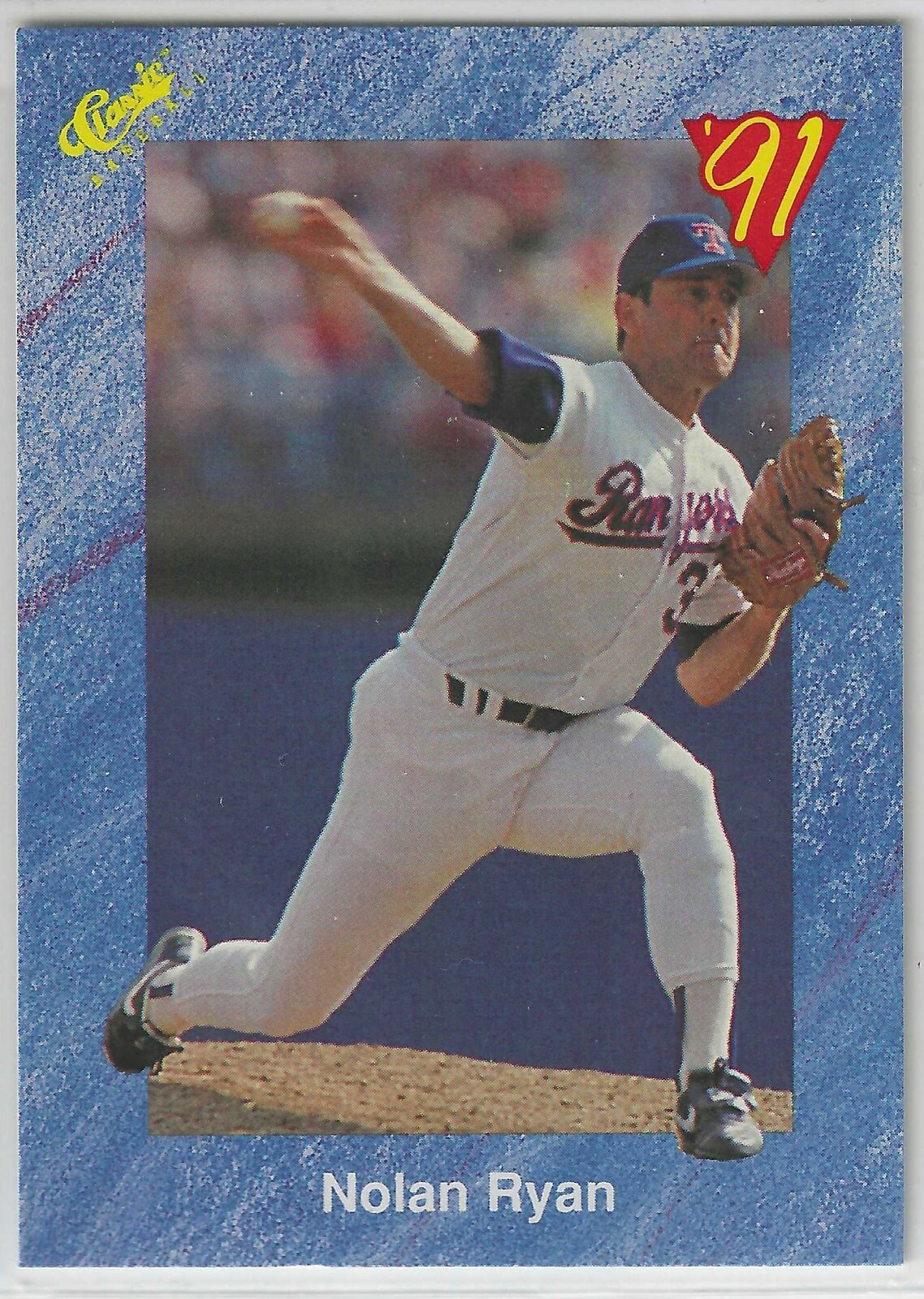 1991 Classic I #T86 Nolan Ryan Texas Rangers HOF