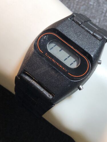Vintage 1970's Texas Instruments Series 550 Digital LCD Wrist Watch Mens New Bat - Picture 23 of 23