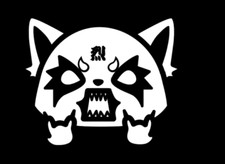 Aggretsuko Rock On Decal Sticker Vinyl Scrapbook Crafts Vinyl Decal