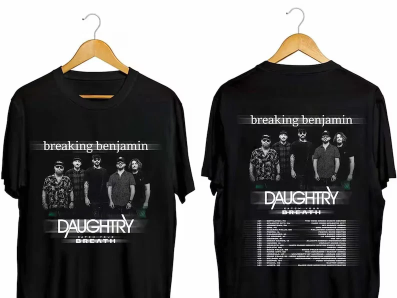 Breaking Benjamin US Tour 2024 Shirt, Breaking Benjamin Band Fan Shirt