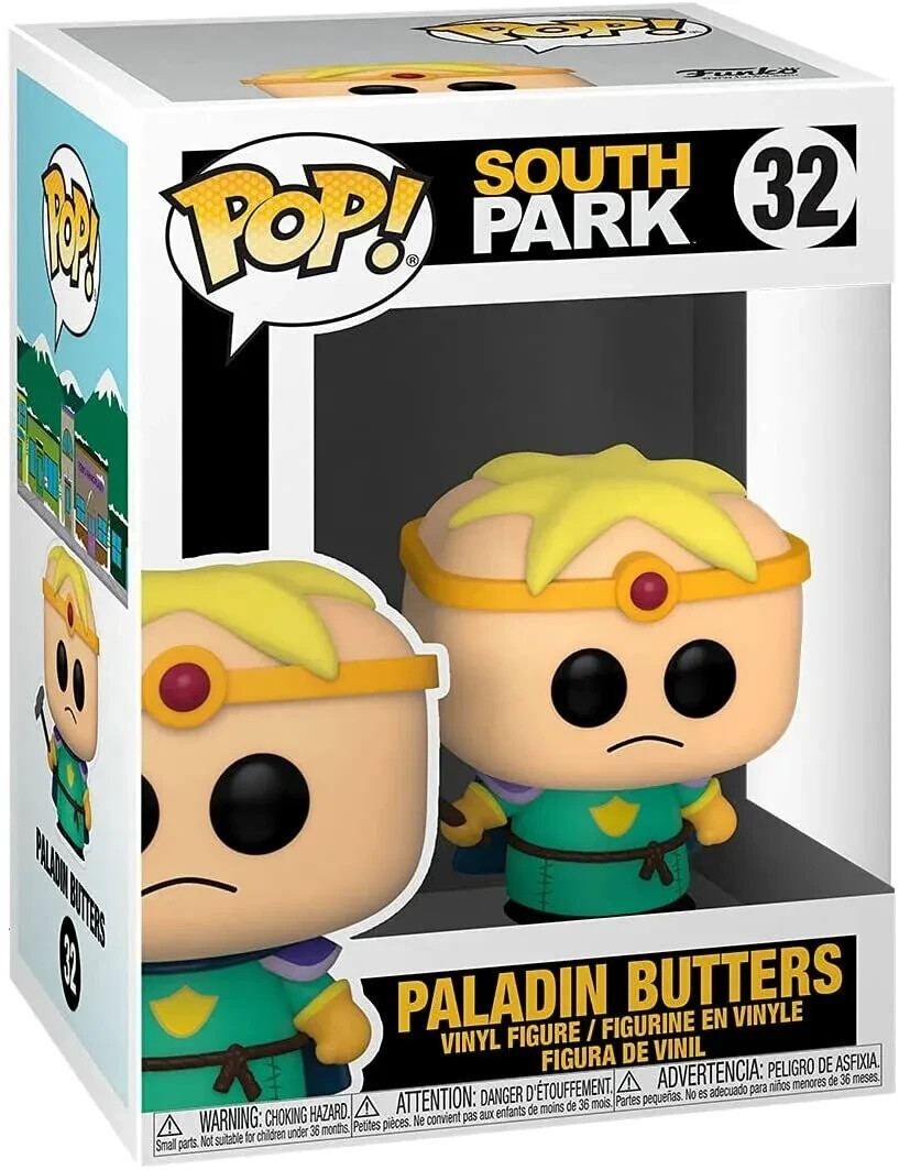 Funko Pop South Park Stick Of Trust - Paladin Butters Figure W/ Protector