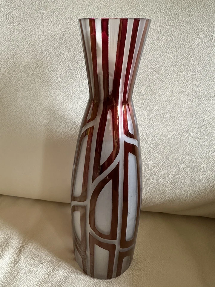 Vase Glas Rubinrot Lötz?  - Bild 2 von 4