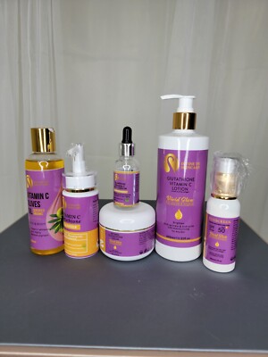 New Glutathione,Olive oil vitamin C, Face serum,Facial Cleanser, Retinol,Collage