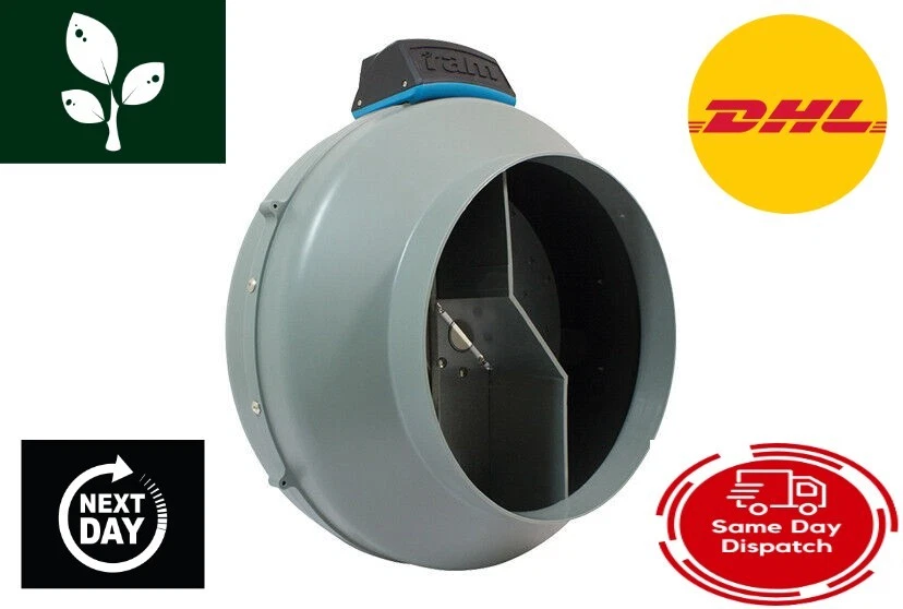 RAM Inline Duct Fan - 4"- 5"- 6"-8"- 10" Quiet Air Extraction Movement - Image 4 of 4