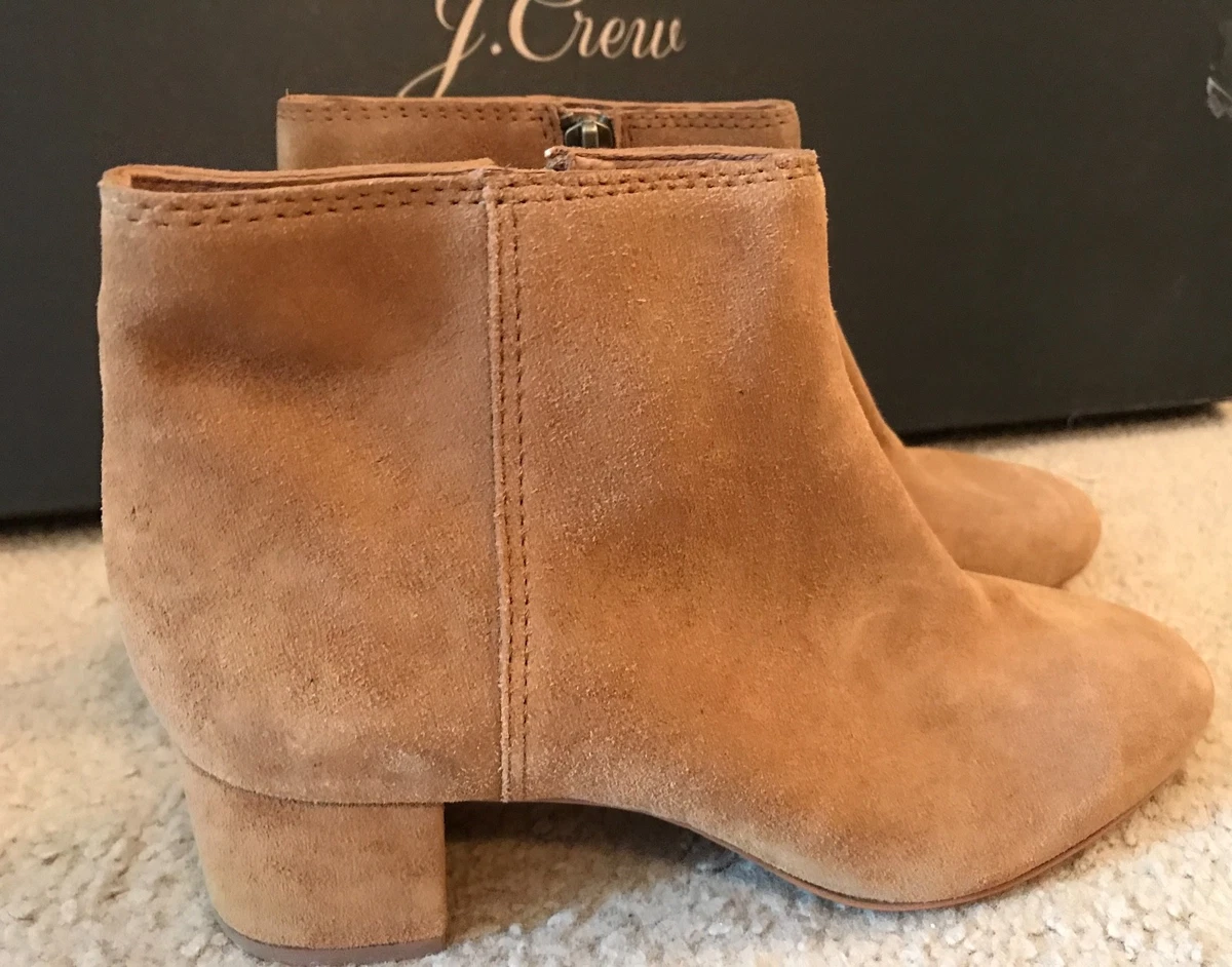 MADEWELL THE LUCIEN BOOT IN SUEDE SIZE 9M BRONZED BIRCH G0422
