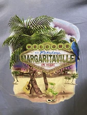 Margaritaville Las Vegas T Shirt XL Blue Jimmy Buffets T-Shirt Mens
