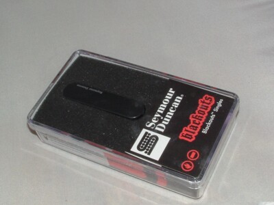 Seymour Duncan AS-1n Blackouts Neck for Strat  BLACK  New with Warranty