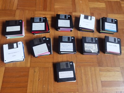 Formatierte High-Density Floppy-Disks. 10er Paket
