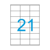 420 Luma Universal Etiketten 70X41 Mm 20 Blatt A4 Druck Aufkleber Weiß 70X41Mm