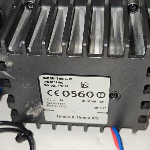 Cobham Sailor 6210 VHF Marine Radio TT-6210A Thrane & Thrane Denmark - Afbeelding 7 van 7