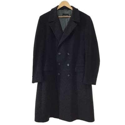 Vintage Pierre Cardin Christian St John LTD Pure Wool Double Breasted Long Coat