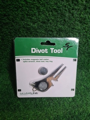 SILVERLINE Pitchgabel / Divot Tool (inkl. Ballmarkierer, Spike Wrench, Key ring)